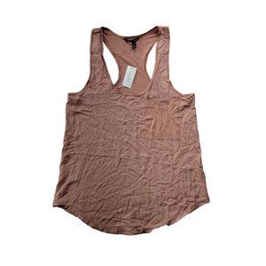 NEW Banana Republic Women's M Dusty Rose Racerback Tank Top Loose Fit Pocket
